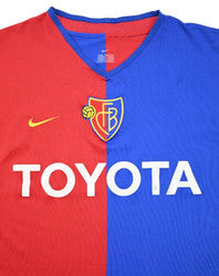 Maillot FC Basel Domicile Nike 2004-2006 vintage Toyota