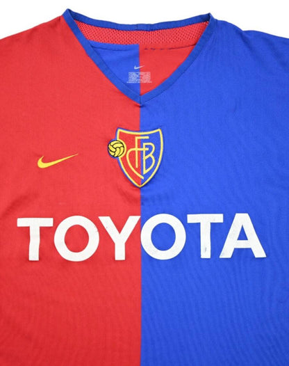 Maillot FC Basel Domicile Nike 2004-2006 vintage Toyota