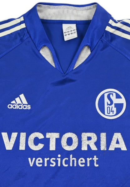 Maillot Schalke 04 Domicile Adidas 2004-2006 Vintage Collector