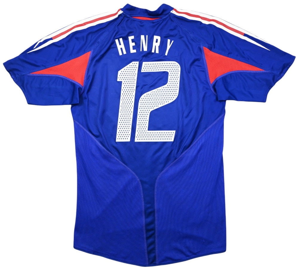 Maillot France 2004-06 Adidas Henry Domicile Vintage - S