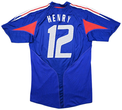 Maillot France 2004-06 Adidas Henry Domicile Vintage - S