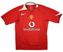 Maillot Manchester United 2004-06 Nike Domicile Smith Vodafone