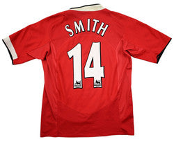 Maillot Manchester United 2004-06 Nike Domicile Smith Vodafone