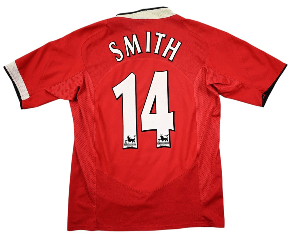 Maillot Manchester United 2004-06 Nike Domicile Smith Vodafone