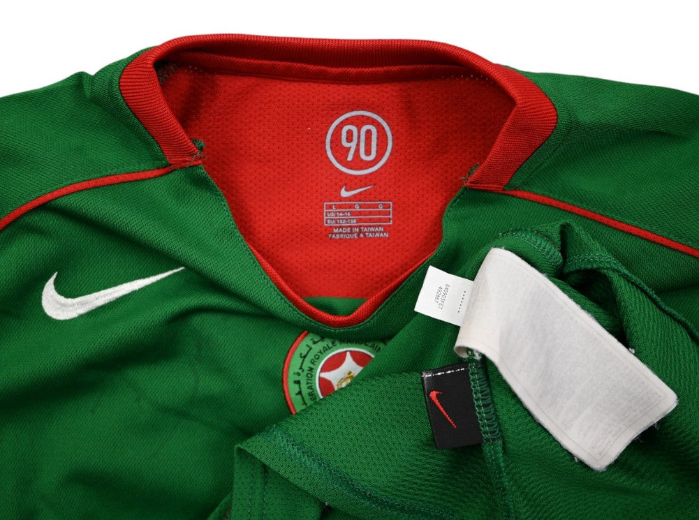 Maillot Maroc Domicile Nike 2004-2006 Vintage L Boys — 8/10