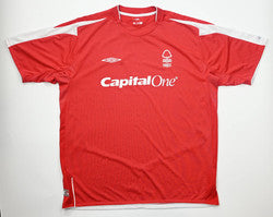 Maillot Nottingham Forest 2004-06 Umbro Domicile Capital One vintage