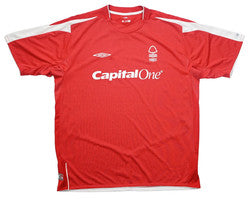 Maillot Nottingham Forest 2004-06 Umbro Domicile Capital One vintage