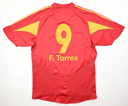 Maillot Espagne 2004-06 Adidas Torres Domicile Vintage L