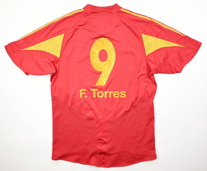 Maillot Espagne 2004-06 Adidas Torres Domicile Vintage L