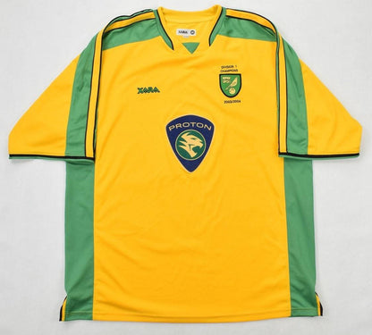 Maillot Norwich City 2004 Champions First Division Xara