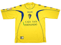 Maillot Cádiz CF Extérieur Kelme 2005-06 Vintage - Caja San Fernando