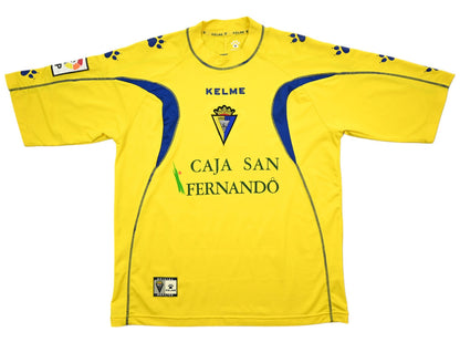 Maillot Cádiz CF Extérieur Kelme 2005-06 Vintage - Caja San Fernando