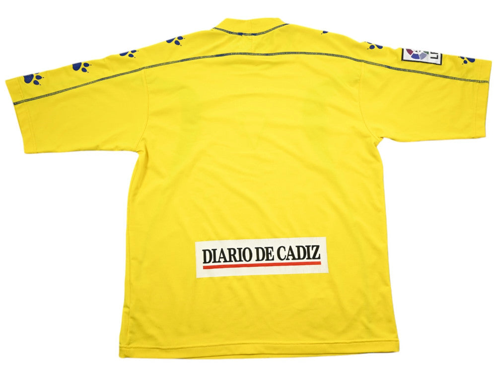 Maillot Cádiz CF Extérieur Kelme 2005-06 Vintage - Caja San Fernando