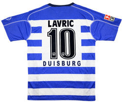 Maillot MSV Duisburg 2005-06 Domicile Uhlsport Lavric vintage