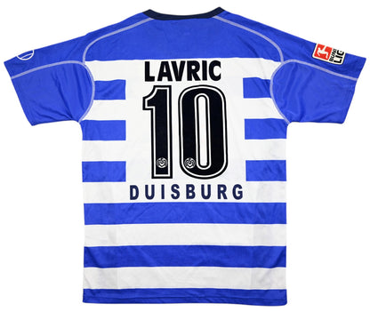 Maillot MSV Duisburg 2005-06 Domicile Uhlsport Lavric vintage