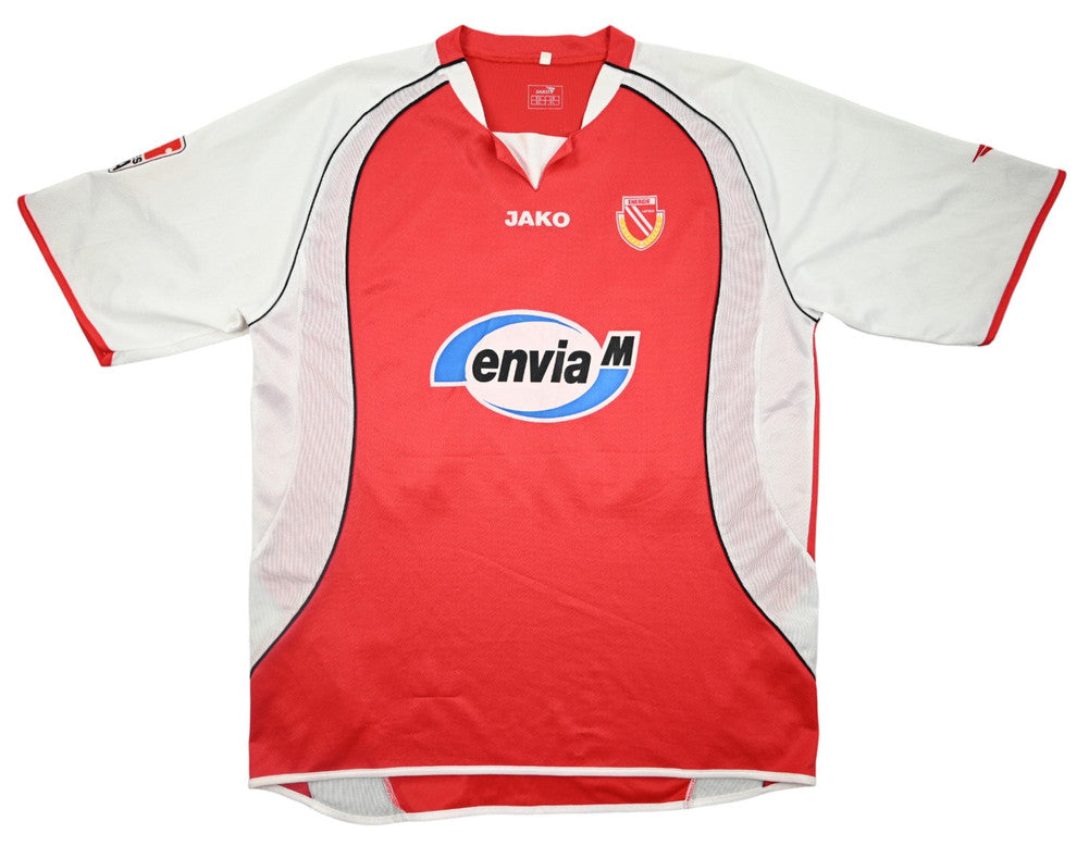 Maillot Énergie Cottbus 2005-06 Jako Domicile vintage signé