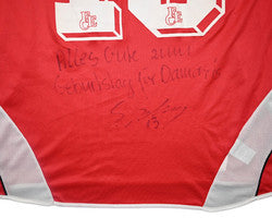 Maillot Énergie Cottbus 2005-06 Jako Domicile vintage signé
