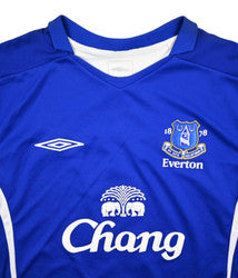 Maillot Everton 2005-06 Umbro Domicile Beattie vintage 9/10