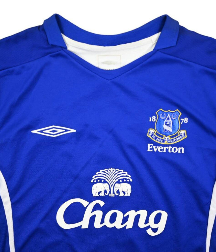 Maillot Everton 2005-06 Umbro Domicile Beattie vintage 9/10
