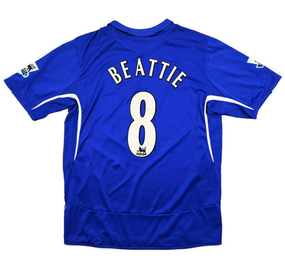 Maillot Everton 2005-06 Umbro Domicile Beattie vintage 9/10