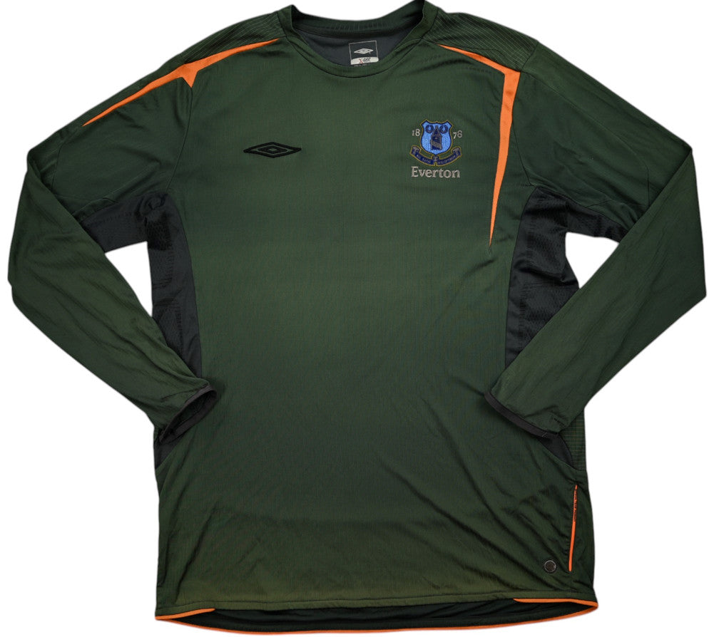 Maillot Everton Extérieur Umbro 2005-06 Manches Longues Vintage