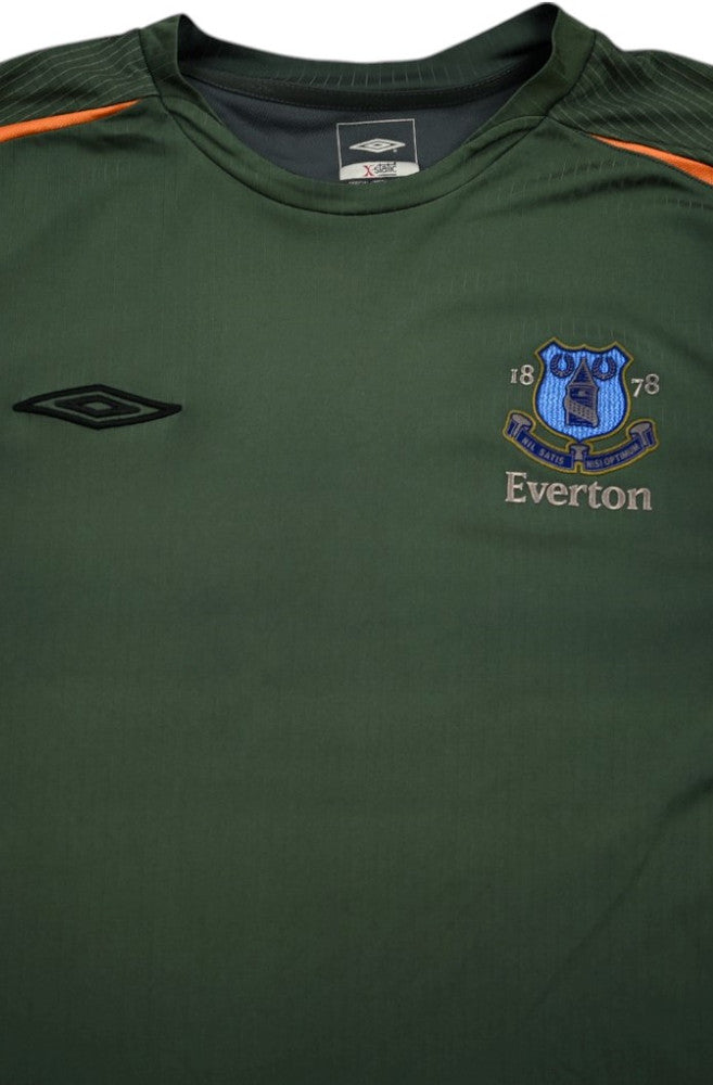 Maillot Everton Extérieur Umbro 2005-06 Manches Longues Vintage