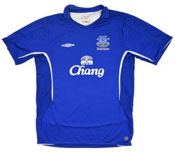 Maillot Everton 2005-06 Umbro Domicile Vintage Chang - XL Boys