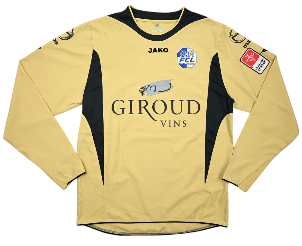 Maillot FC Luzern 2005-06 Jako Extérieur Match Issue BOZ