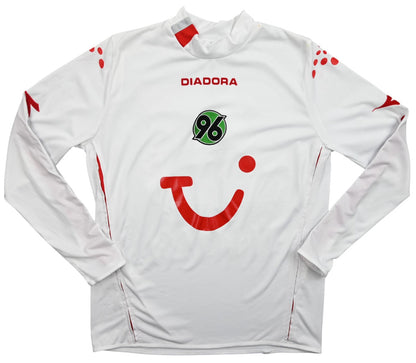 Maillot Hannover 96 Domicile Diadora 2005-06 Vintage Manches Longues
