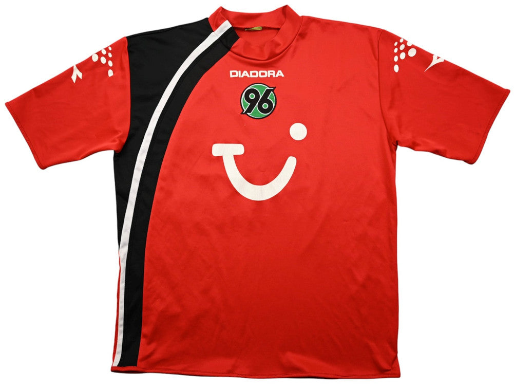 Maillot Hannover 96 2005-06 Diadora Mertesacker vintage domicile