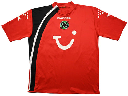 Maillot Hannover 96 2005-06 Diadora Mertesacker vintage domicile