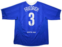 Maillot Hertha Berlin Domicile 2005-06 Nike Friedrich vintage