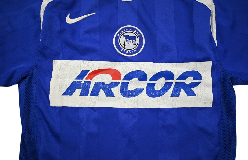 Maillot Hertha Berlin Domicile Nike 2005-06 vintage collector
