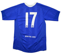 Maillot Hertha Berlin Domicile Nike 2005-06 vintage collector