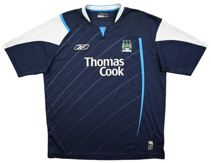 Maillot Extérieur Manchester City 2005-06 Reebok Thomas Cook XL