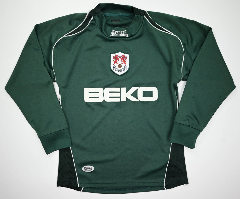 Maillot Millwall FC 2005-06 Lonsdale manches longues vintage