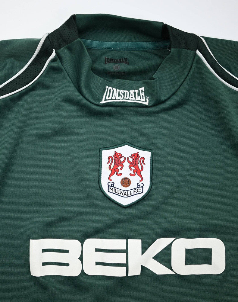 Maillot Millwall FC 2005-06 Lonsdale manches longues vintage