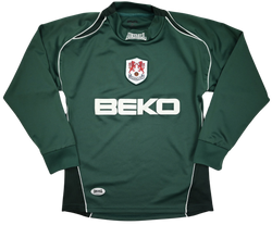 Maillot Millwall FC 2005-06 Lonsdale manches longues vintage