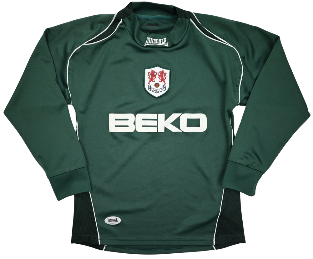 Maillot Millwall FC 2005-06 Lonsdale manches longues vintage