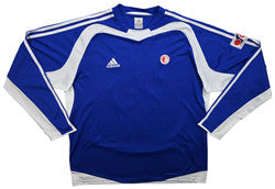 Maillot Slavia Prague 2005-06 Adidas Domicile Longsleeve Vintage