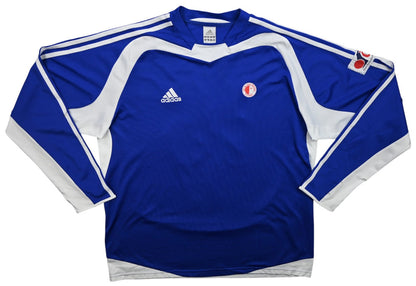 Maillot Slavia Prague 2005-06 Adidas Domicile Longsleeve Vintage