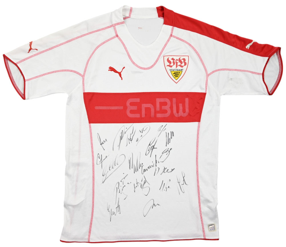 Maillot VFB Stuttgart Domicile 2005-06 Puma EnBW vintage