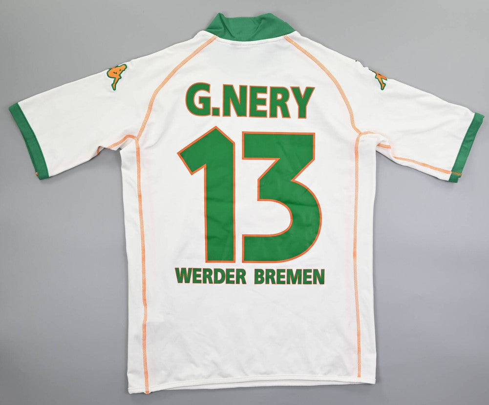 Maillot Werder Bremen Domicile Kappa 2005-06 Vintage | G. Nery