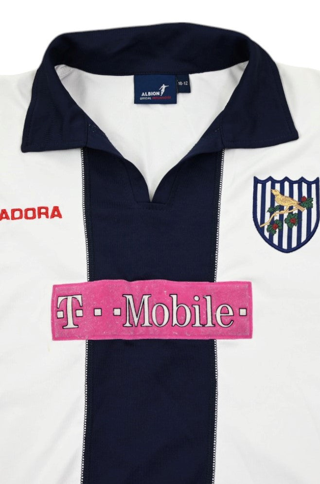 Maillot West Bromwich Albion Domicile Diadora 2005-06 vintage