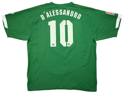 Maillot VFL Wolfsburg 2005-06 Nike D'Alessandro vintage XXL