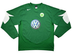Maillot VFL Wolfsburg 2005-06 Domicile Nike Manches Longues Vintage
