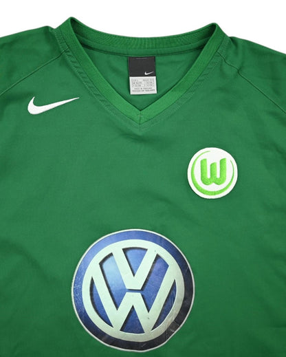 Maillot VFL Wolfsburg 2005-06 Domicile Nike Manches Longues Vintage