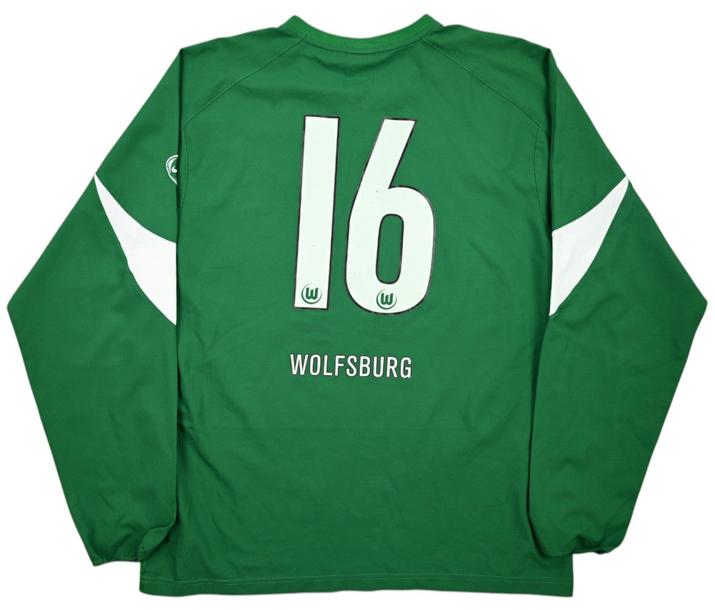 Maillot VFL Wolfsburg 2005-06 Domicile Nike Manches Longues Vintage