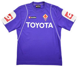 Maillot Fiorentina Extérieur Lotto 2005-07 vintage Toyota
