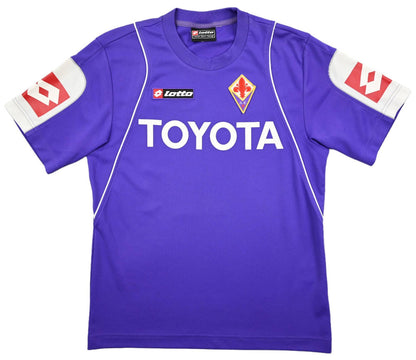Maillot Fiorentina Extérieur Lotto 2005-07 vintage Toyota